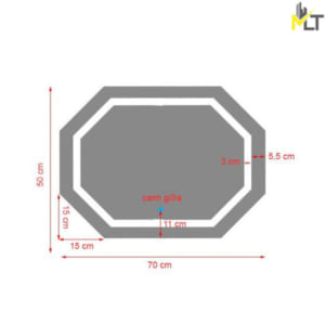 Gương đèn led GLT04