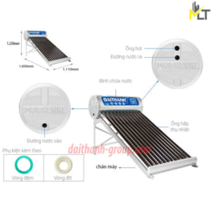 Máy nước nóng năng lượng mặt trời 130L -Φ58-12 CLASSIC
