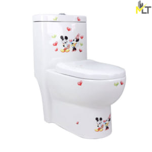Bàn cầu trẻ em một khối baby Mickey – MLT 8215