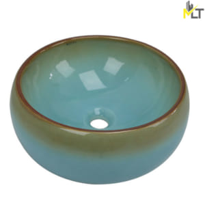 Chậu tròn xanh vành vàng – MLT 5397