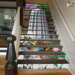 Gạch 3D cầu thang