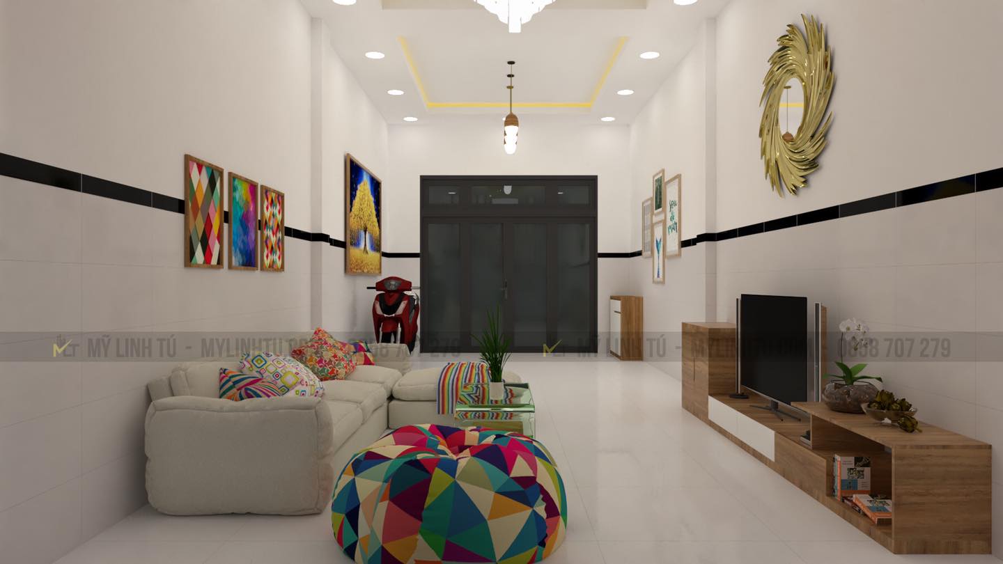 Gạch lát nền phòng khách