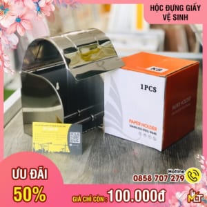 hộc đựng giấy vệ sinh inox 304