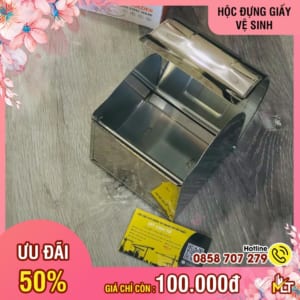 hộc đựng giấy vệ sinh inox 304