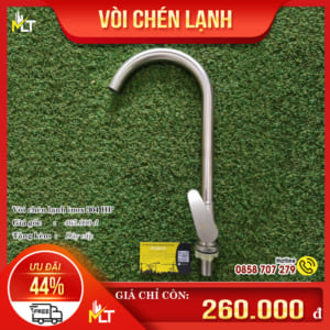 Vòi chén lạnh inox 304 HP