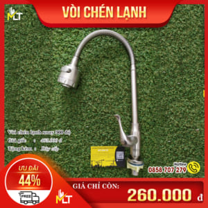 Vòi chén lạnh xoay 360 độ