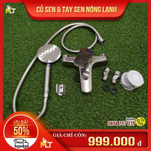 Củ sen tắm nóng lạnh inox 304 MLT999Củ sen tắm nóng lạnh inox 304 MLT999