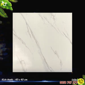 Gạch 40x40 4438 trắng vân xám