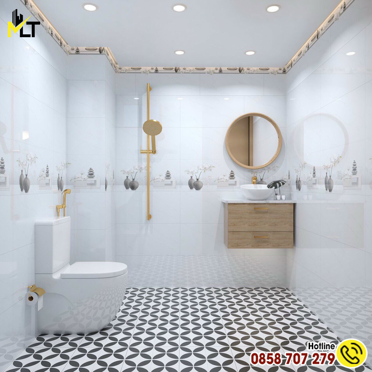Mẫu gạch ốp tường mới nhất