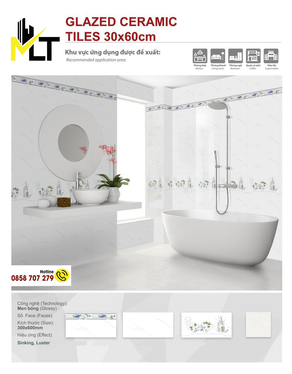 Top những mẫu gạch ốp tường 30x 60 mới nhất