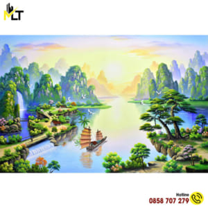 Gạch tranh phong cảnh đẹp
