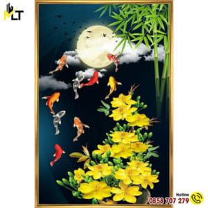 Gạch tranh cá chép