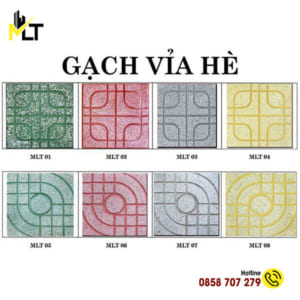 Gạch 40x40 vỉa hè