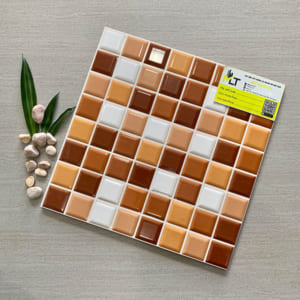 Gạch 30x30 Mosaic cam mix nhiều màu