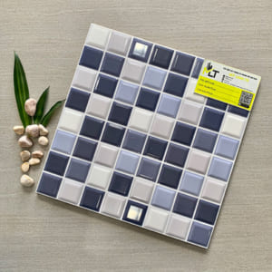 Gạch 30x30 Mosaic xanh dương 3 màu
