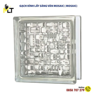 Gạch kính lấy sáng vân Mosaic