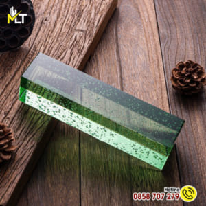 Gạch Kính Khối Đặc (Xanh lá)