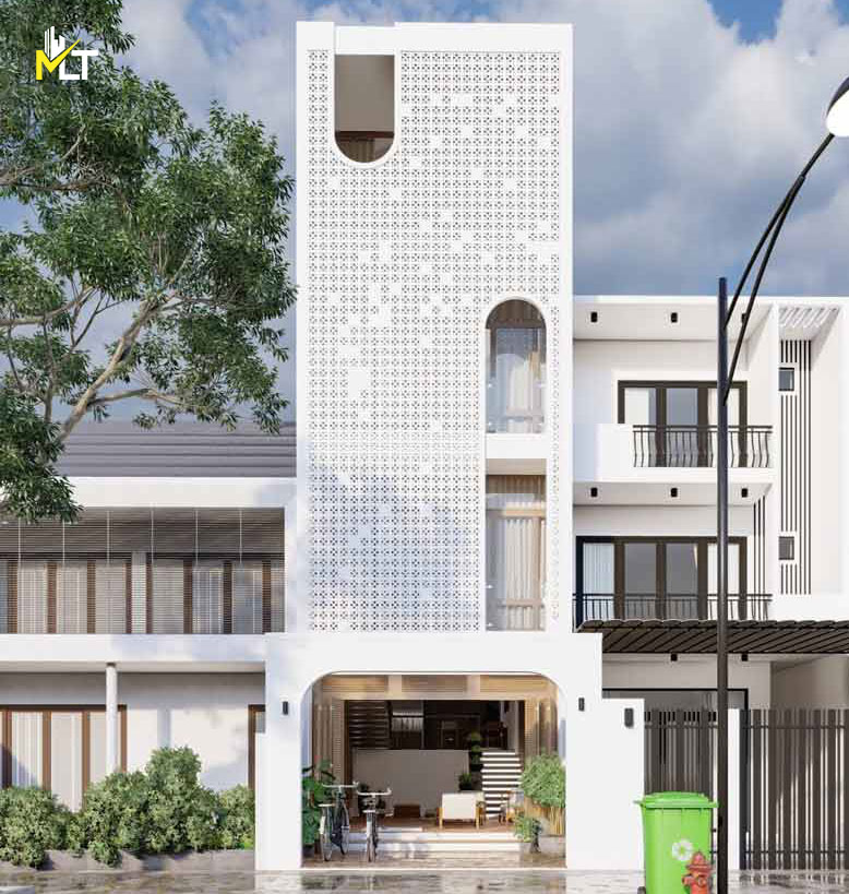 Gạch bông gió ốp mặt tiền