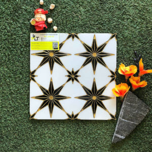 Gạch 30x30 trang trí khắc kim