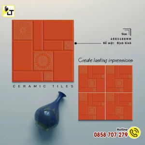 Gạch tàu 40x40 tráng men 01CT403