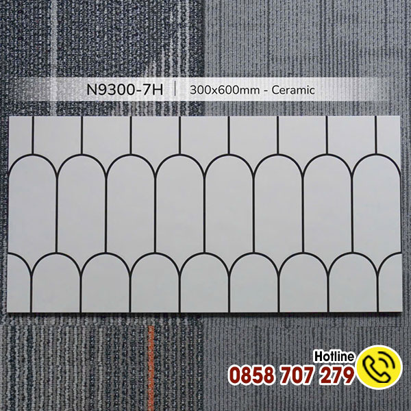 9300 Gạch 30x60 giả lông vũ N9300-7H