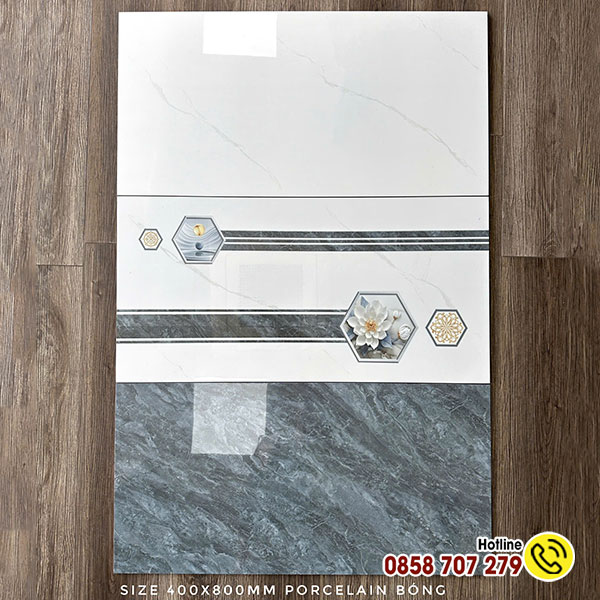 D4303 Gạch 40x80 đá bóng kiếng D4303