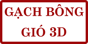 Gạch bông gió 3D