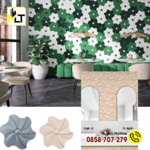Gạch bông gió 3D hoa