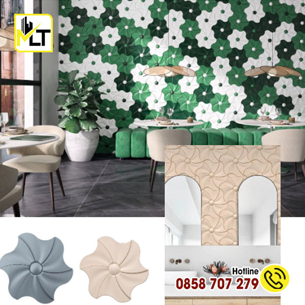 Gạch bông gió 3D hoa Gạch bông gió 3D hoa