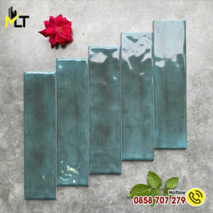 Gạch thẻ 7.5x30 cm bóng, gợn hiệu ứng P8