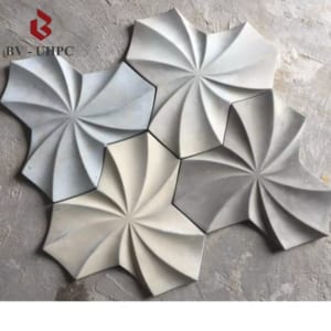 Gạch bông gió 3D quạt