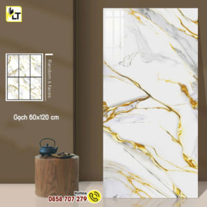 Gạch ốp lát 60×120 Marble men bóng VH12684