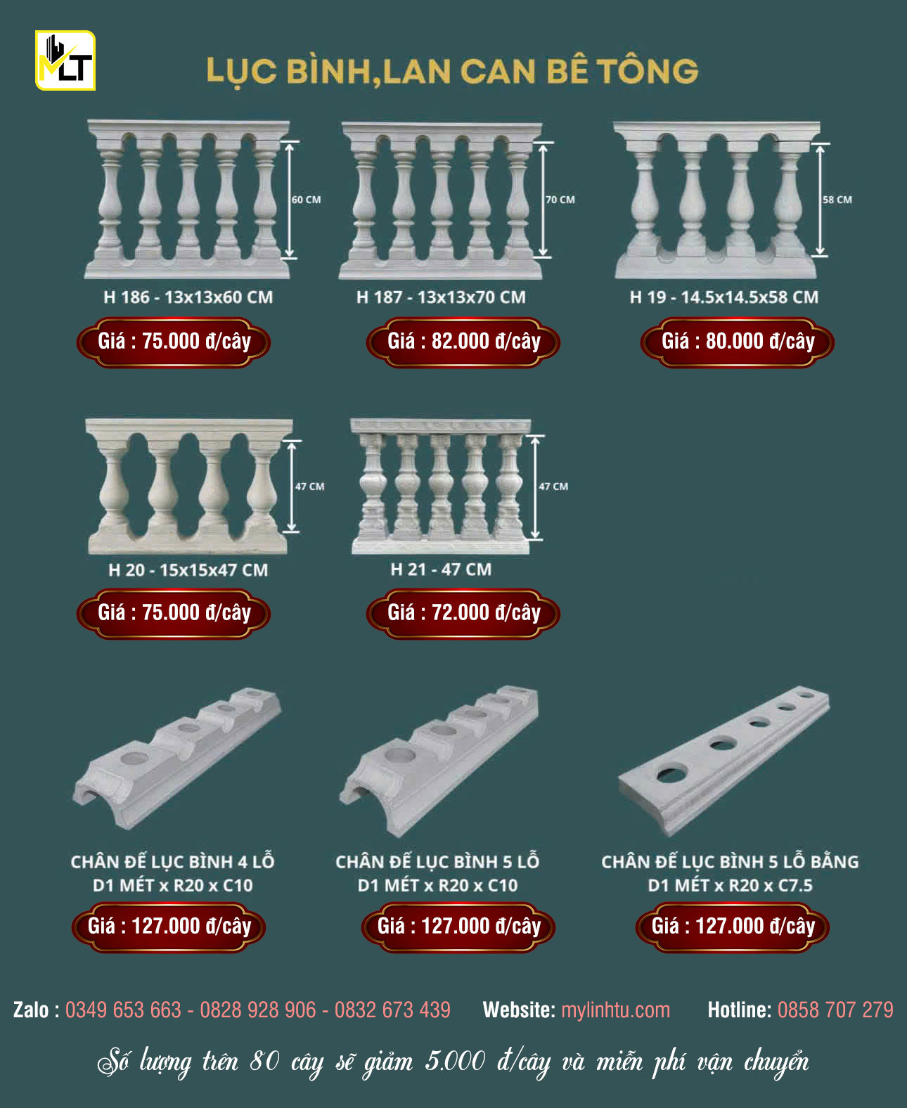 Giá chân đế lục bình